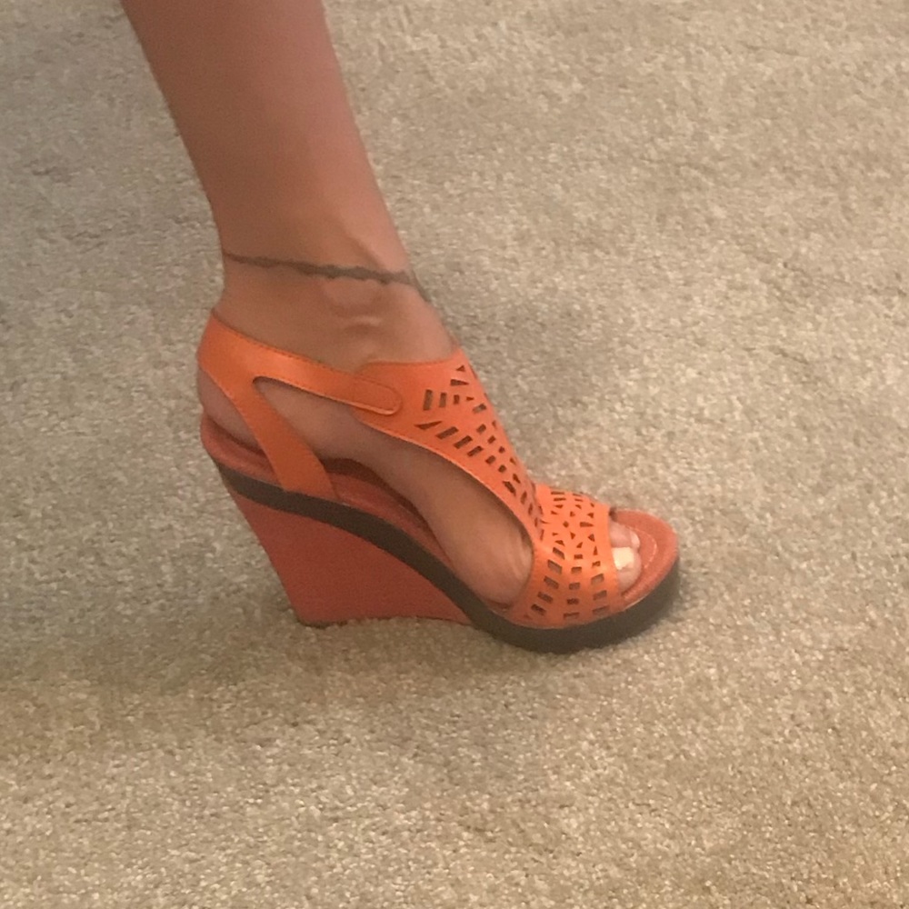 Orange Cutout Wedges